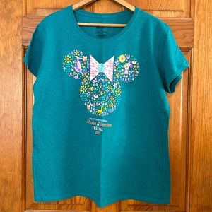 Disney Parks Epcot Flower and Garden Festival 2017 T-shirt.  Womens sz. XL